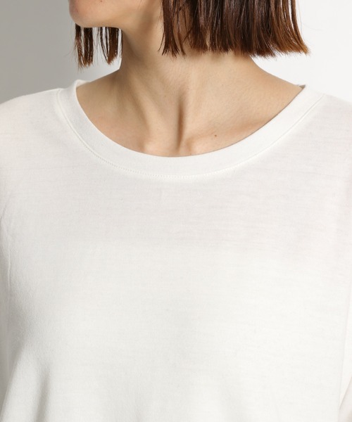 niko and...(ニコアンド)の「ブランケットステッチレイヤードプルオーバー(Tシャツ/カットソー・レディース・ベージュ/ネイビー/ライトグリーン・MEDIUM/LARGE)」の21枚目の写真