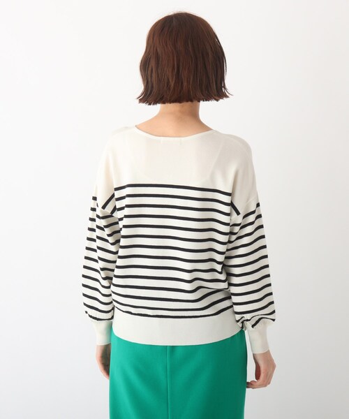 AG by aquagirl（エージーバイアクアガール）の「◆DERBY Vネックドルマンニット【WEB限定サイズ】（ニット/セーター・レディース・ホワイト系/ホワイト系その他3/オレンジ/レモンイエロー/ブラック/ライトグレー・38/36/40）」の9枚目の写真