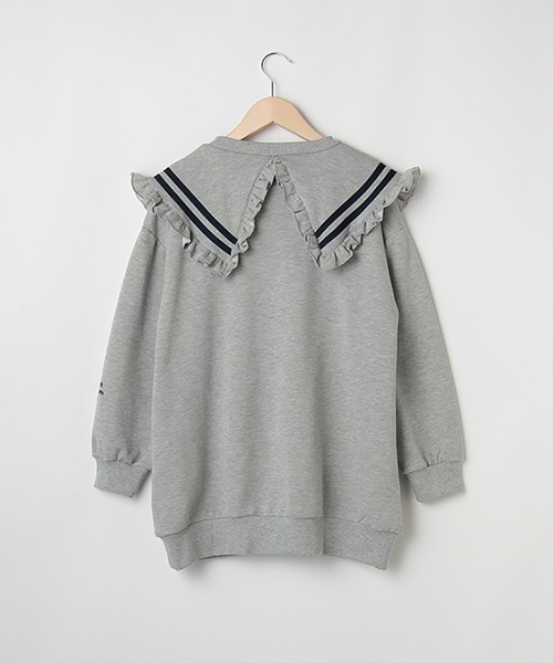 by LOVEiT(バイラビット)の「BIGカラーチュニック(チュニック・キッズ・ネイビー/グレー/ピンク・160cm/140cm/150cm/120cm/130cm)」の11枚目の写真