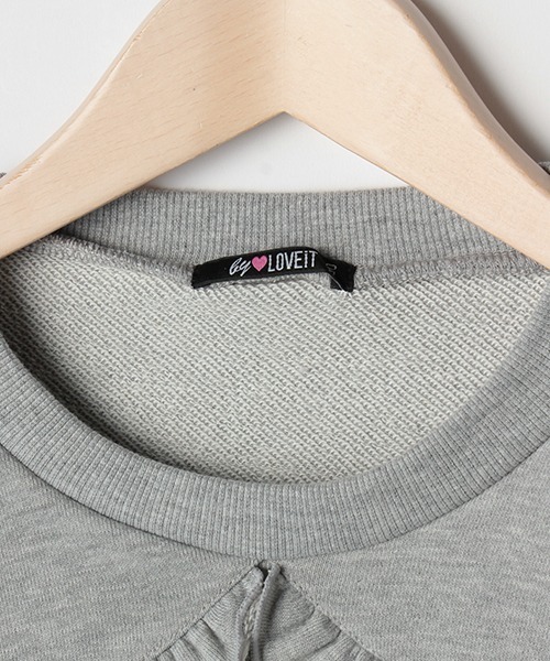 by LOVEiT(バイラビット)の「BIGカラーチュニック(チュニック・キッズ・ネイビー/グレー/ピンク・160cm/140cm/150cm/120cm/130cm)」の8枚目の写真