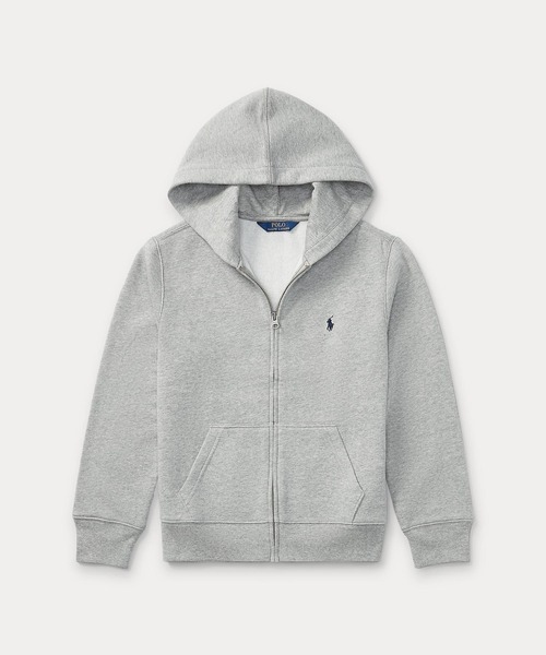 POLO RALPH LAUREN CHILDRENSWEAR（ポロ ラルフ ローレン チルドレンズウェア）の「コットンブレンドフリース フーディ（パーカー・キッズ・グレー系4・S/M/L/XL）」の4枚目の写真
