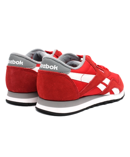 Reebok（リーボック）の「ウィメンズ リーボック クラシック ナイロン レッド Reebok CLASSIC NYLON M46537（スニーカー・レディース・レッド・23cm/24.5cm/24cm/23.5cm）」の4枚目の写真