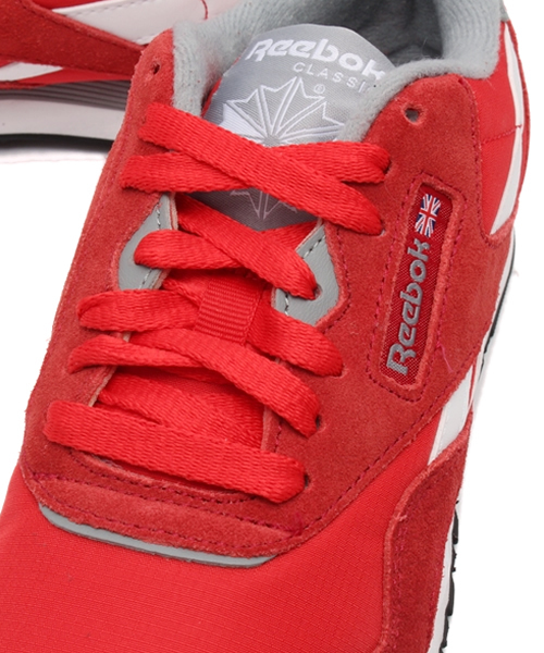Reebok（リーボック）の「ウィメンズ リーボック クラシック ナイロン レッド Reebok CLASSIC NYLON M46537（スニーカー・レディース・レッド・23cm/24.5cm/24cm/23.5cm）」の6枚目の写真