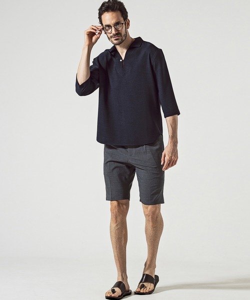 giab's ARCHIVIO（ジャブス アルキヴィオ）の「giabsarchivio(ジャブスアルキヴィオ)ハーフパンツ（その他パンツ・メンズ・カーキ/ダークグレー・48/50）」の8枚目の写真