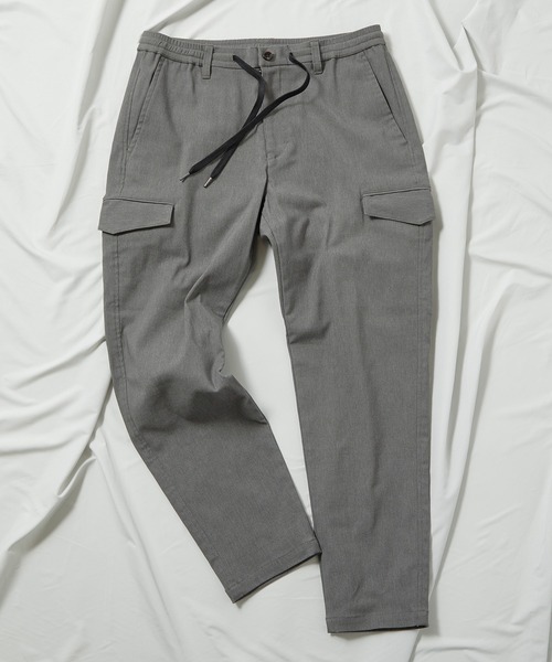 UNION STATION（ユニオンステーション）の「マルチストレッチツイルイージーカーゴパンツ（カーゴパンツ・メンズ・ブラック/グレー/オフホワイト・S/M/L）」の8枚目の写真