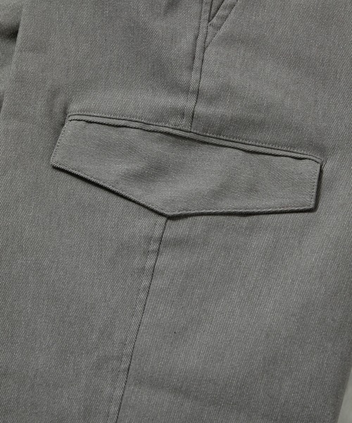 UNION STATION（ユニオンステーション）の「マルチストレッチツイルイージーカーゴパンツ（カーゴパンツ・メンズ・ブラック/グレー/オフホワイト・S/M/L）」の16枚目の写真