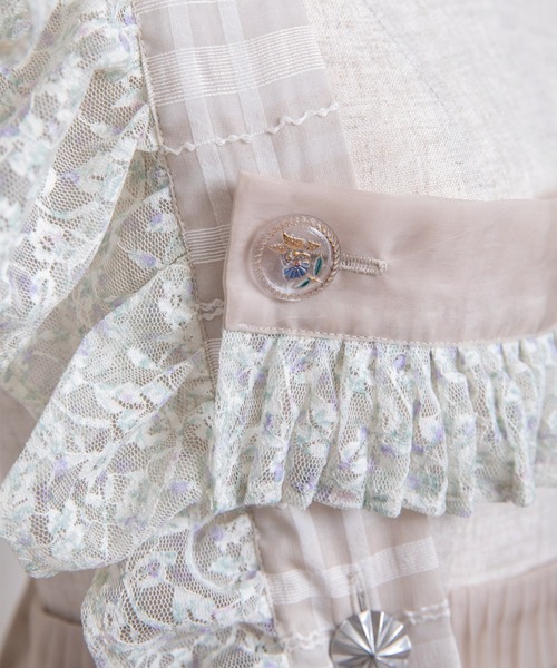 rurumu:（ルルムウ）の「rurumu:/ルルムウ/frill check apron/エプロン 