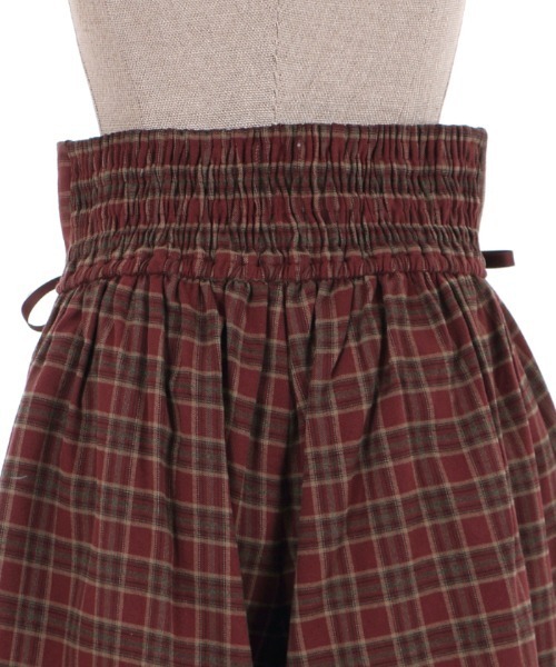 axes femme POETIQUE(アクシーズファムポエティック)の「チェックタックキュロット(その他パンツ・レディース・ワイン/ブラック/グリーン・MEDIUM)」の11枚目の写真