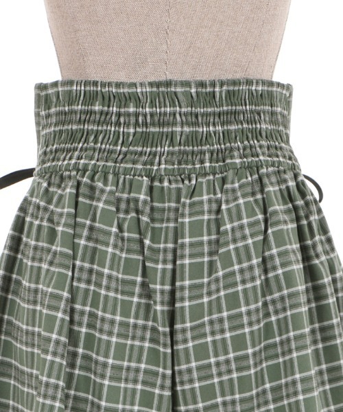 axes femme POETIQUE(アクシーズファムポエティック)の「チェックタックキュロット(その他パンツ・レディース・ワイン/ブラック/グリーン・MEDIUM)」の19枚目の写真