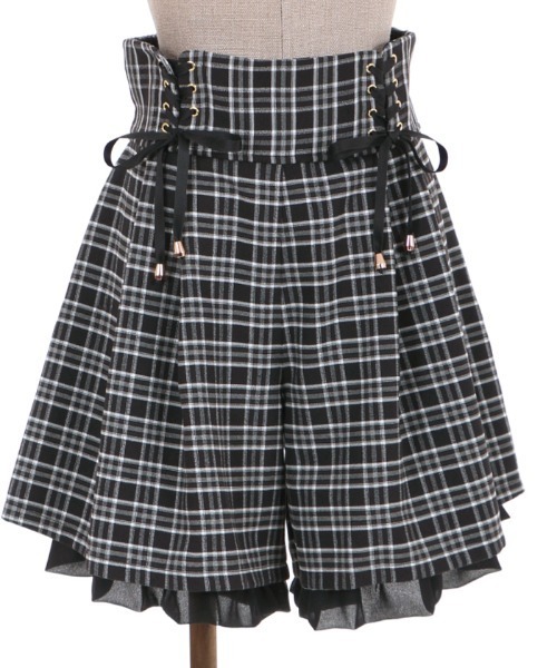 axes femme POETIQUE(アクシーズファムポエティック)の「チェックタックキュロット(その他パンツ・レディース・ワイン/ブラック/グリーン・MEDIUM)」の21枚目の写真