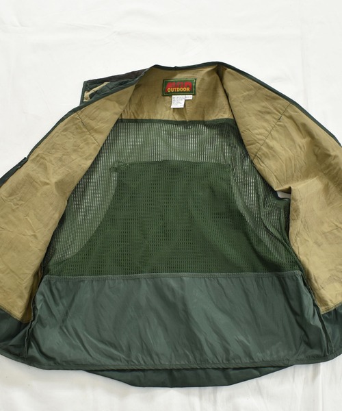 VINTAGE(ヴィンテージ)の「【ヴィンテージ古着】AViD Outdoor ハンティングベスト カモフラージュ 迷彩(ベスト・メンズ・カモフラージュ・X-LARGE)」の4枚目の写真