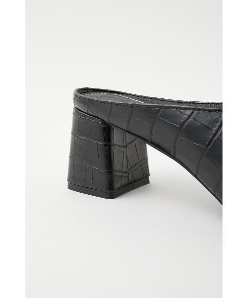 MOUSSY（マウジー）の「CROC ミュール（パンプス・レディース・キナリ/ブラック・LARGE/MEDIUM/SMALL）」の8枚目の写真