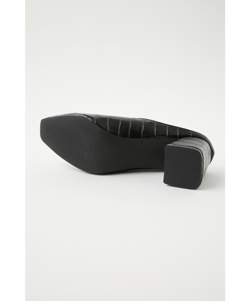 MOUSSY（マウジー）の「CROC ミュール（パンプス・レディース・キナリ/ブラック・LARGE/MEDIUM/SMALL）」の4枚目の写真