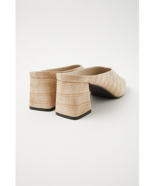 MOUSSY（マウジー）の「CROC ミュール（パンプス・レディース・キナリ/ブラック・LARGE/MEDIUM/SMALL）」の5枚目の写真