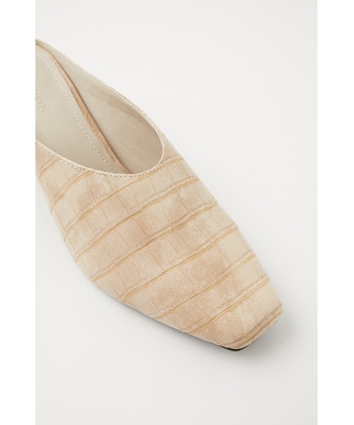 MOUSSY（マウジー）の「CROC ミュール（パンプス・レディース・キナリ/ブラック・LARGE/MEDIUM/SMALL）」の7枚目の写真