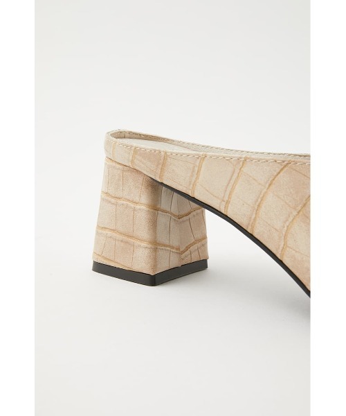 MOUSSY（マウジー）の「CROC ミュール（パンプス・レディース・キナリ/ブラック・LARGE/MEDIUM/SMALL）」の3枚目の写真