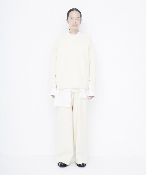 LA MARINE FRANCAISE（マリン フランセーズ）の「BASQUE JERSEY SHIRT（Tシャツ/カットソー・レディース・カーキ/ブラック・F）」の6枚目の写真