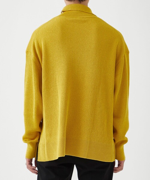 LiNoH（リノー）の「7G BRIGHT KNIT TURTLENECK（ニット/セーター・メンズ・ブラック/オフホワイト/イエロー/グリーン・1/2）」の17枚目の写真