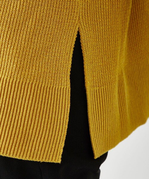 LiNoH（リノー）の「7G BRIGHT KNIT TURTLENECK（ニット/セーター・メンズ・ブラック/オフホワイト/イエロー/グリーン・1/2）」の21枚目の写真
