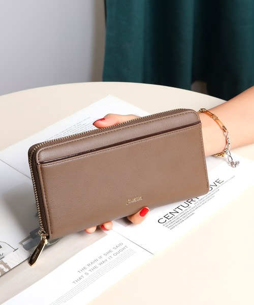 jouetie(ジュエティ)の「【jouetie/ジュエティ】BARLINE ラウンドZIP長財布(財布・レディース・ネイビー/ブラック/オリーブ/ゴールド/スモークピンク/ベージュ系その他/ブラック系その他/シルバー・FREE)」の4枚目の写真