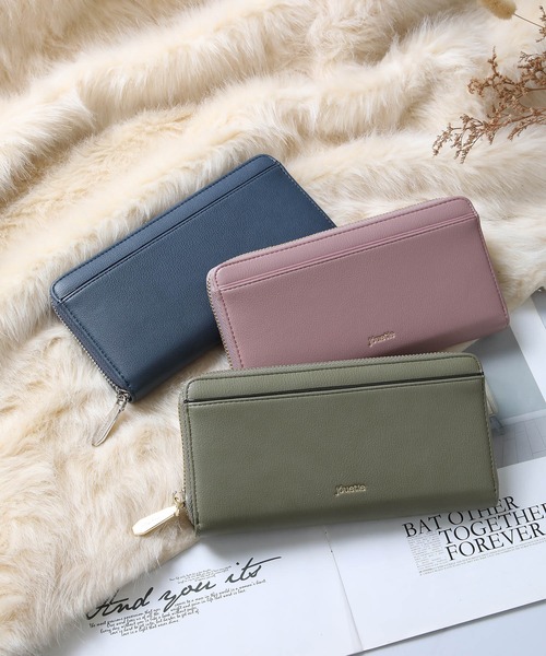 jouetie(ジュエティ)の「【jouetie/ジュエティ】BARLINE ラウンドZIP長財布(財布・レディース・ネイビー/ブラック/オリーブ/ゴールド/スモークピンク/ベージュ系その他/ブラック系その他/シルバー・FREE)」の15枚目の写真
