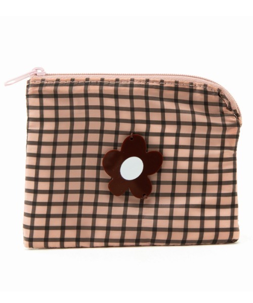 Casselini（キャセリーニ）の「Casselini(キャセリーニ)アクリルモチーフポーチ（ポーチ・レディース・ホワイト/ピンク/イエロー/グリーン・FREE）」の4枚目の写真