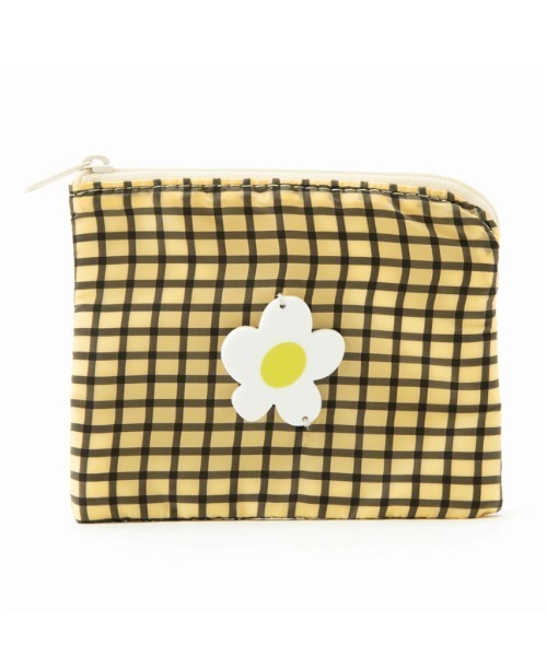 Casselini（キャセリーニ）の「Casselini(キャセリーニ)アクリルモチーフポーチ（ポーチ・レディース・ホワイト/ピンク/イエロー/グリーン・FREE）」の3枚目の写真