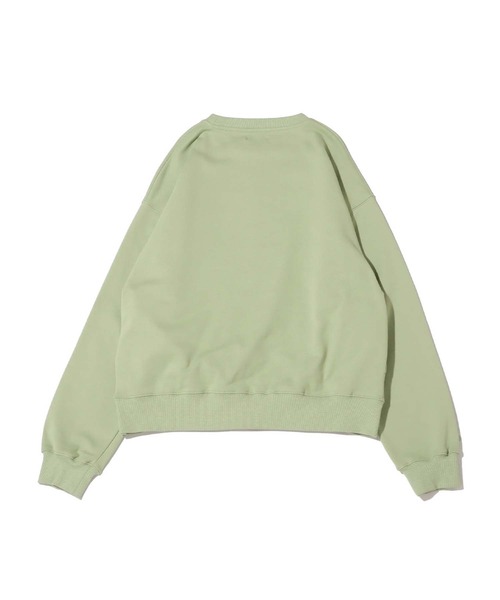 atmos pink（アトモスピンク）の「atmos pink フロッキーロゴスウェット（スウェット・レディース・ホワイト/グレー/ミント・M/L）」の4枚目の写真