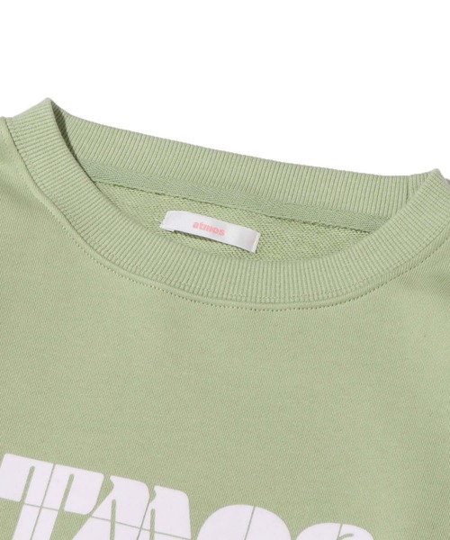 atmos pink（アトモスピンク）の「atmos pink フロッキーロゴスウェット（スウェット・レディース・ホワイト/グレー/ミント・M/L）」の5枚目の写真