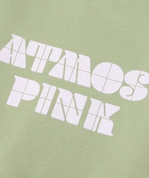 atmos pink（アトモスピンク）の「atmos pink フロッキーロゴスウェット（スウェット・レディース・ホワイト/グレー/ミント・M/L）」の6枚目の写真
