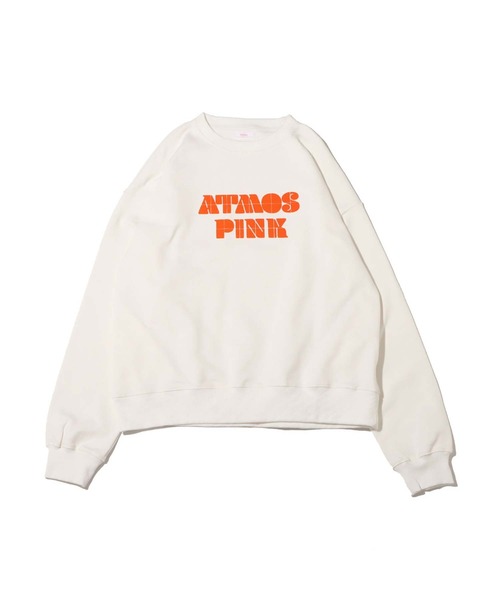 atmos pink（アトモスピンク）の「atmos pink フロッキーロゴスウェット（スウェット・レディース・ホワイト/グレー/ミント・M/L）」の19枚目の写真