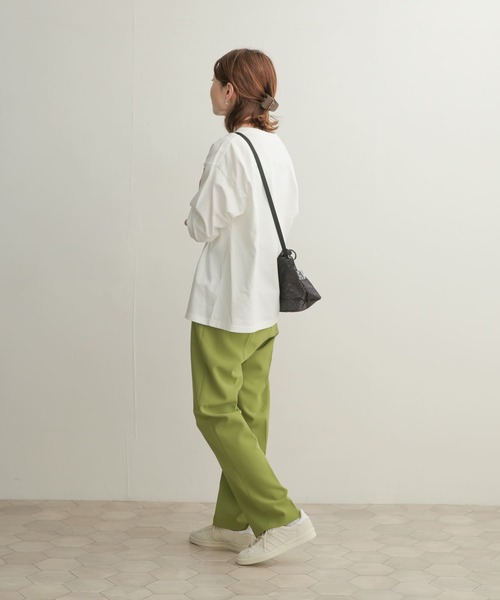 URBAN RESEARCH DOORS（アーバンリサーチドアーズ）の「コットンワイド長袖カットソー（Tシャツ/カットソー・レディース・パープル/オフホワイト/ミント/ホワイト系その他・1）」の20枚目の写真