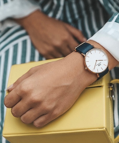 Daniel Wellington(ダニエルウェリントン)の「CLASSIC BAYSWATER時計ベルト(アナログ腕時計・レディース・シルバー/ゴールド・36mm/40mm)」の5枚目の写真