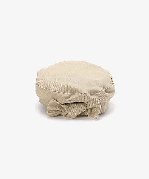 MAJESTIC LEGON（マジェスティックレゴン）の「バックリボンキャスケット（キャスケット・レディース・ブラック/ベージュ/ネイビー・FREE）」の4枚目の写真