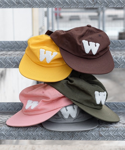 kutir（クティール）の「刺繍ロゴキャップ（キャップ・メンズ・ダークブラウン/グレー/カーキ/ピンク/イエロー・FREE）」の6枚目の写真