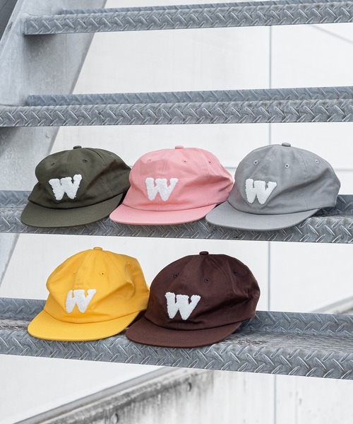 kutir（クティール）の「刺繍ロゴキャップ（キャップ・メンズ・ダークブラウン/グレー/カーキ/ピンク/イエロー・FREE）」の8枚目の写真