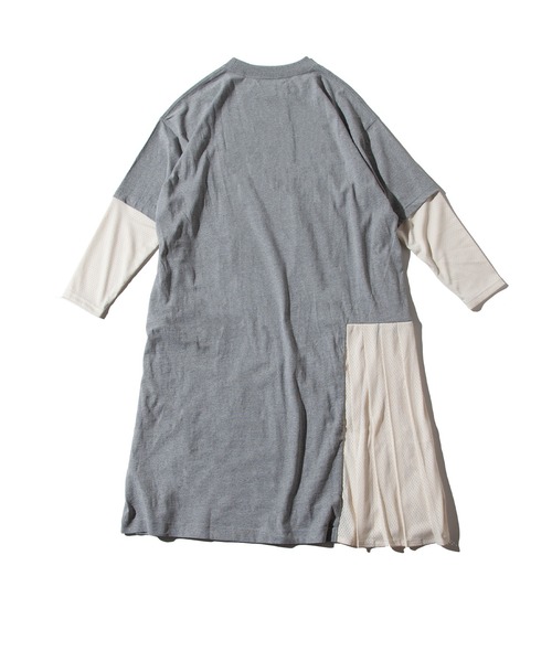 F/CE. （エフシーイー）の「F/CE. MESH LAYERED T-DRESS / エフシーイー メッシュ レイヤードTドレス（ワンピース・レディース・グレー/ブラック/レッド/ネイビー・FREE）」の14枚目の写真