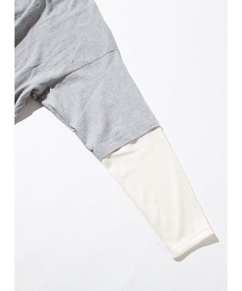 F/CE. （エフシーイー）の「F/CE. MESH LAYERED T-DRESS / エフシーイー メッシュ レイヤードTドレス（ワンピース・レディース・グレー/ブラック/レッド/ネイビー・FREE）」の16枚目の写真