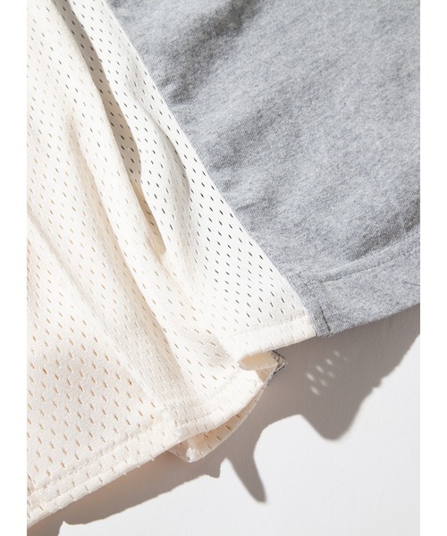 F/CE. （エフシーイー）の「F/CE. MESH LAYERED T-DRESS / エフシーイー メッシュ レイヤードTドレス（ワンピース・レディース・グレー/ブラック/レッド/ネイビー・FREE）」の18枚目の写真