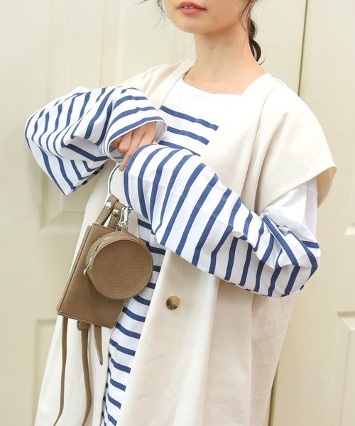 sango（sango）の「ロングベスト（ベスト・レディース・ベージュ/アイボリー・FREE）」の22枚目の写真