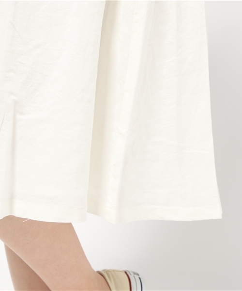 WEGO（ウィゴー）の「WEGO/リネンユニオンスカート（スカート・レディース・ホワイト/ホワイト系その他/ブラック系その他/ブルー系その他・FREE）」の7枚目の写真