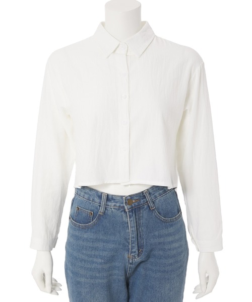 fifth(フィフス)の「肩掛け風ショールセットシャツ(シャツ/ブラウス・レディース・ホワイト・M)」の16枚目の写真