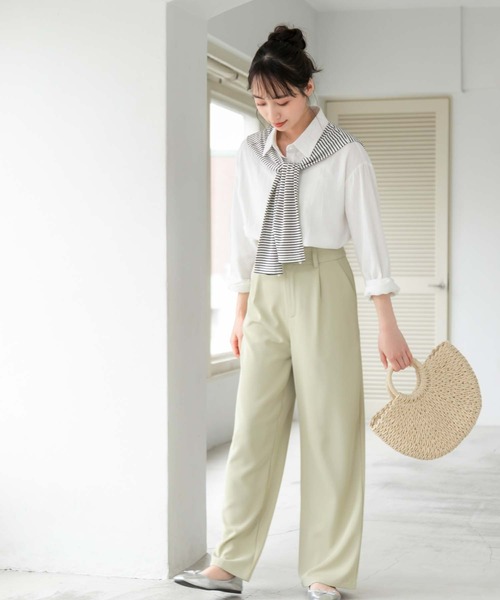 fifth(フィフス)の「肩掛け風ショールセットシャツ(シャツ/ブラウス・レディース・ホワイト・M)」の21枚目の写真