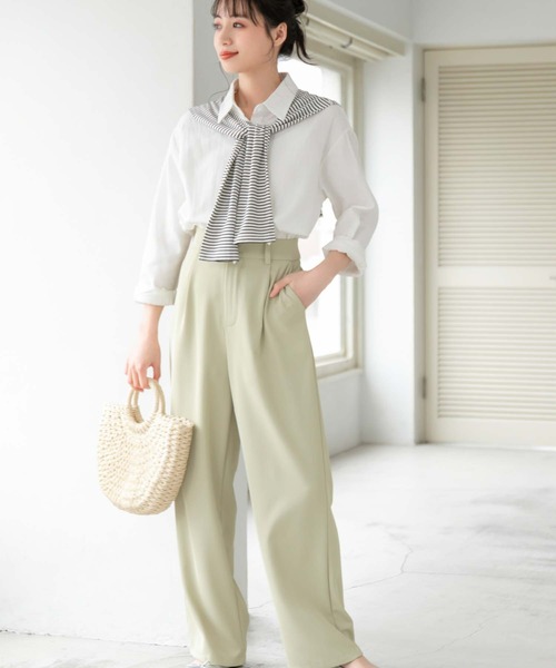 fifth(フィフス)の「肩掛け風ショールセットシャツ(シャツ/ブラウス・レディース・ホワイト・M)」の20枚目の写真