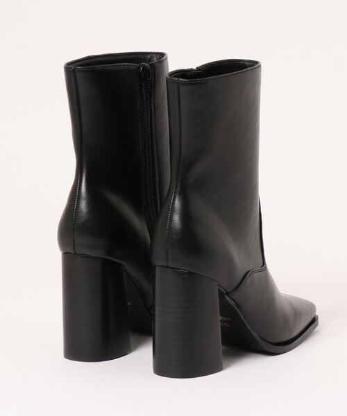 ENVYM（アンビー）の「スクエアトゥショートブーツ（ブーツ・レディース・その他/ブラック・23.5cm/22.5cm/24.5cm）」の8枚目の写真