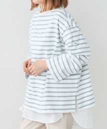 PUAL CE CIN | ボーダーBIGロングスリーブ(Tシャツ/カットソー)