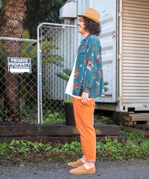 チャイハネ（チャイハネ）の「【チャイハネ】サンティーMEN'Sシャツ（シャツ/ブラウス・メンズ・ブラック/ベージュ/パープル/カーキ/ターコイズブルー・FREE）」の13枚目の写真