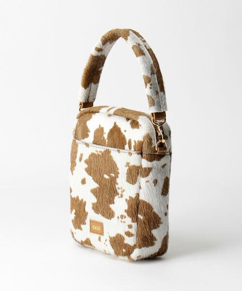 Ch!iii BAG（チーバック）の「【別注】＜ch!iii＞ヘアーオンレザー クロスボディバッグ -3WAY-（ショルダーバッグ・レディース・ブラック/その他1・FREE）」の3枚目の写真