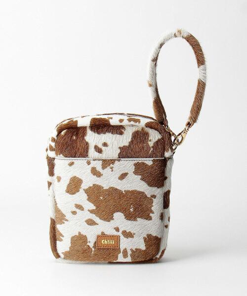 Ch!iii BAG（チーバック）の「【別注】＜ch!iii＞ヘアーオンレザー クロスボディバッグ -3WAY-（ショルダーバッグ・レディース・ブラック/その他1・FREE）」の22枚目の写真