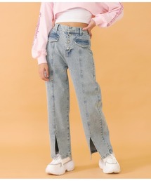 アナップ パンツ ANAP パンツ ツイル ストレート レディース : ZOZOTOWN Yahoo!店
